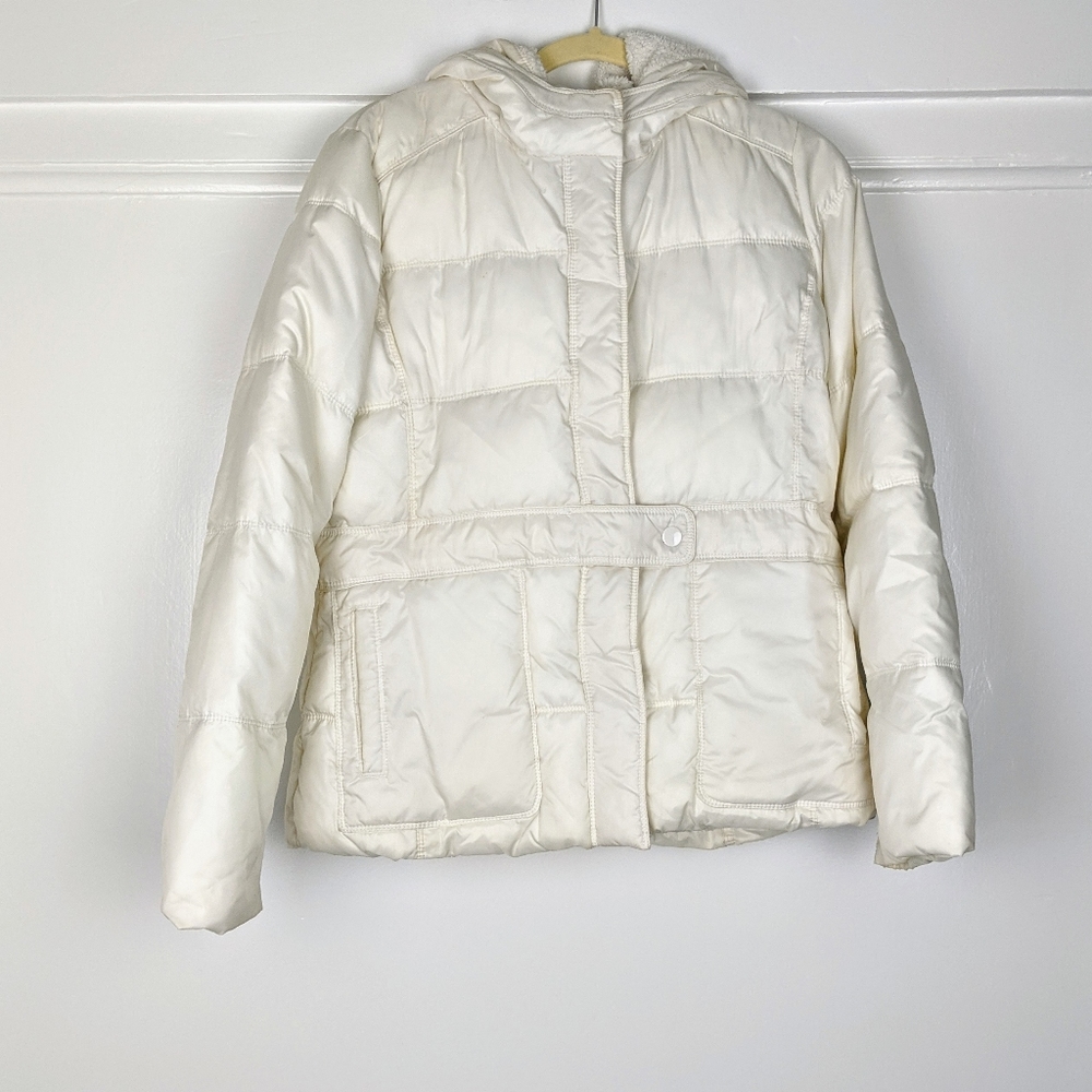 Old Navy Fleece Lined Hooded Puffer Parka Jacket